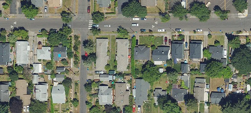 Corner Lot Triplex with Patio