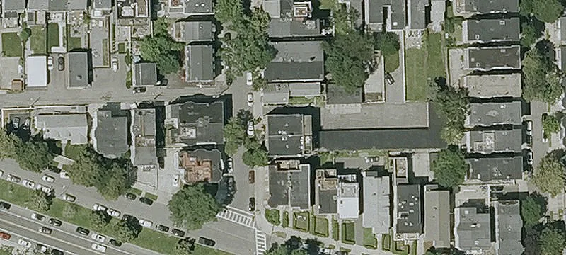Brick Garage Parking Spot