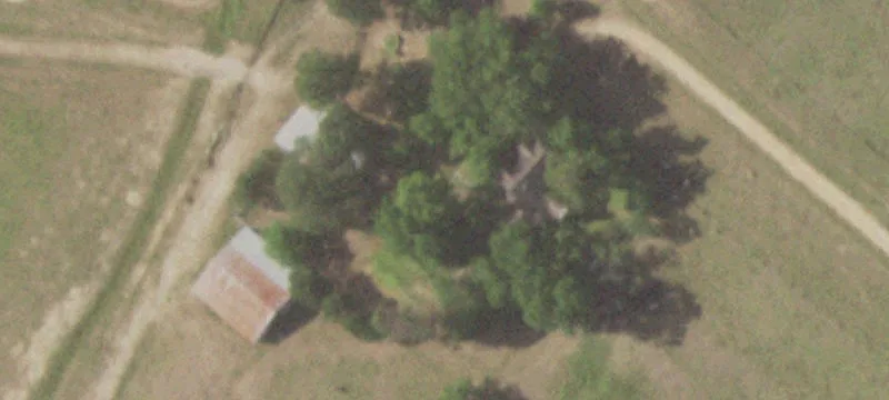 Working Cattle Ranch with Creek