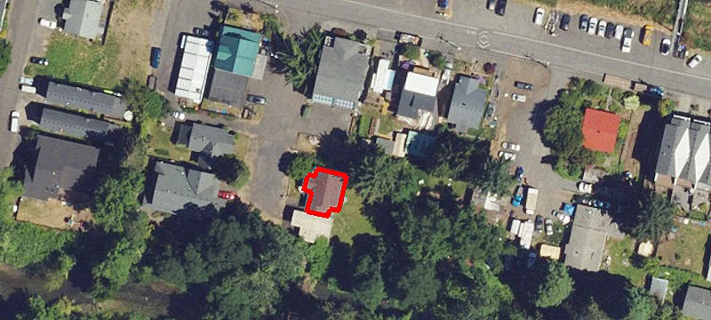 Fenced Waterfront Development Land