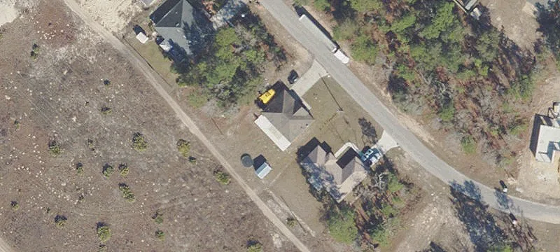 Partially Cleared Corner Residential Lot