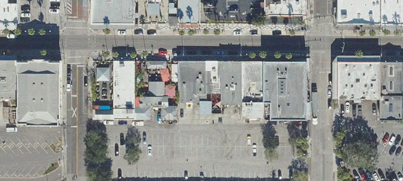Two-Story Corner Mixed-Use Building