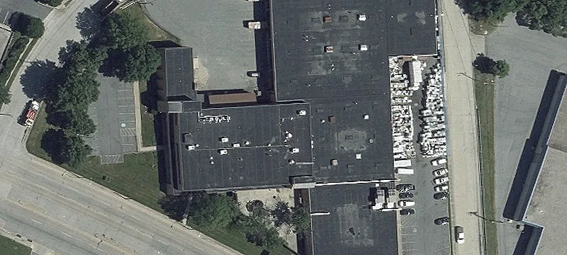 Warehouse with Fenced Truck Court