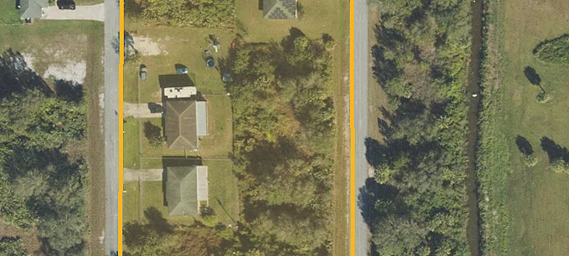 Partially Cleaned Vacant Land Lot