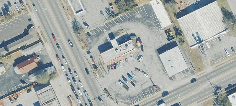 Signalized Corner CVS Drugstore