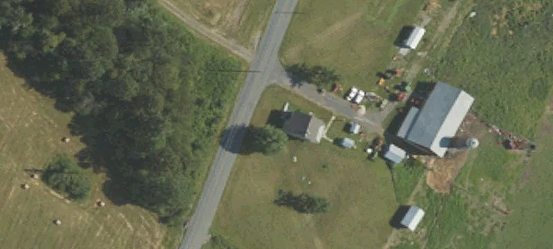 Working Farm with Barn and Fields