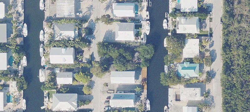 Waterfront Canal Lot with Dock Plan