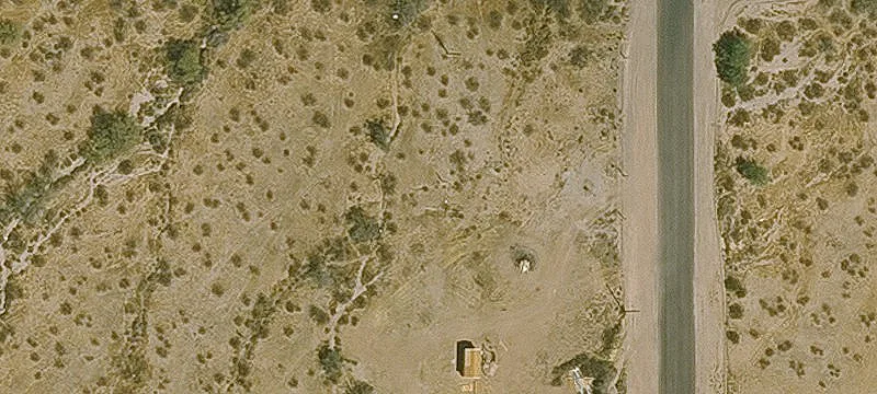 Flat Desert Land Parcel