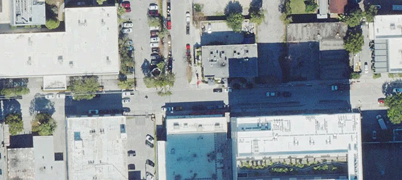 Corner Lot Commercial Building with Bays