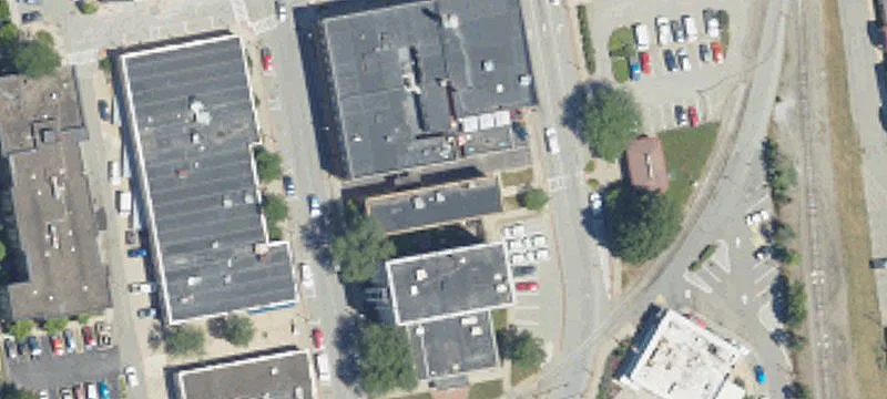 Vacant Waterfront Hotel Building
