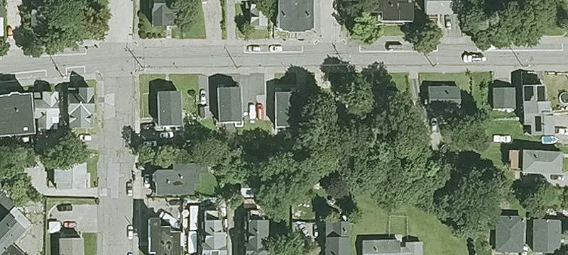 Duplex with Separate Driveways