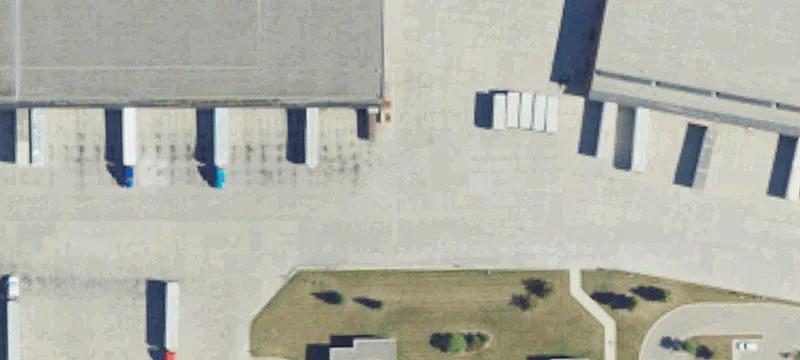Industrial Warehouse with Rail