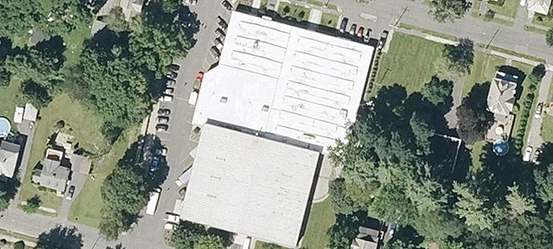 High-Ceiling Industrial Warehouse