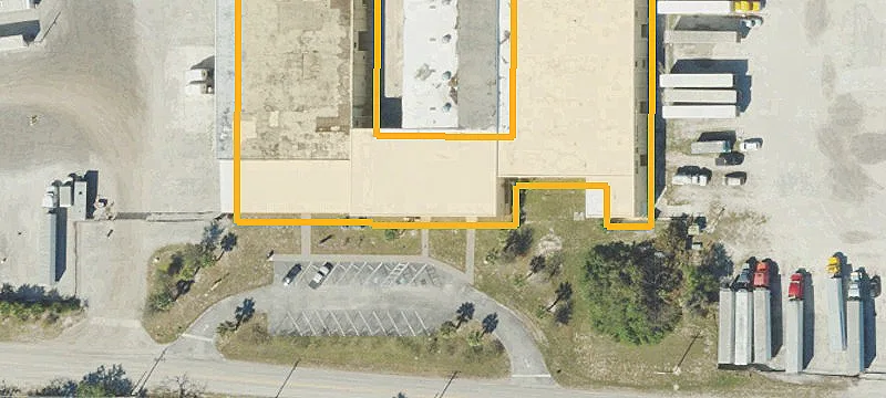 Fenced Industrial Yard Land