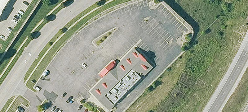 Vacant Buffet Restaurant Building