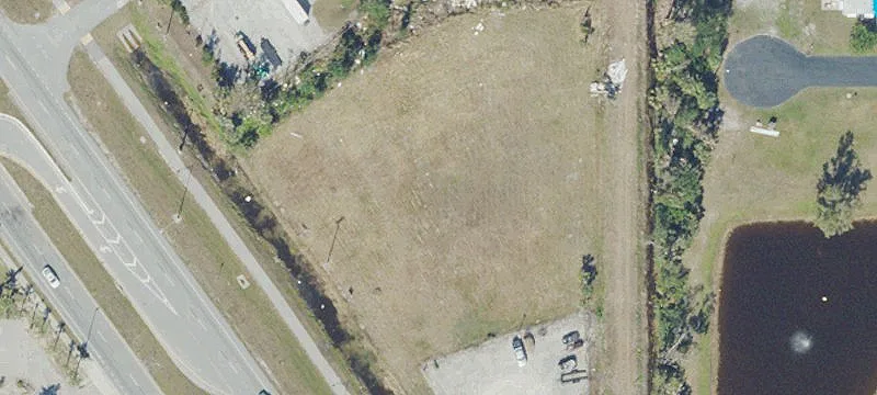 Community Commercial Land with Open Storage