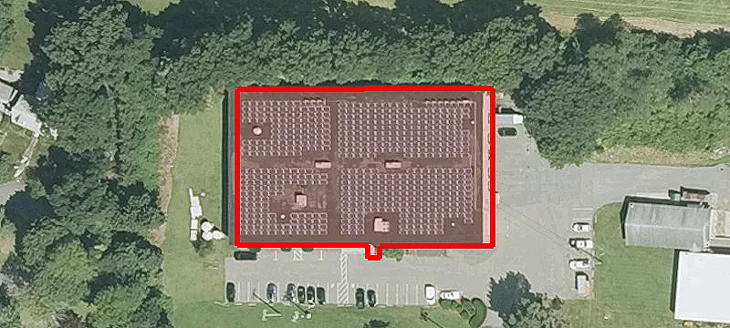 Warehouse Building with Route Access