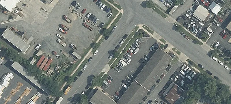 Fenced Industrial Storage Lot