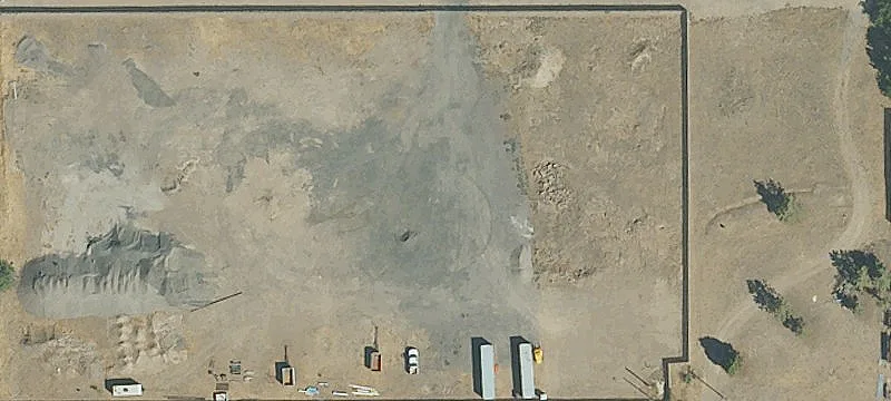 Fenced Industrial Development Land