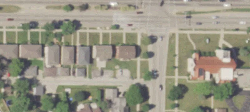 Brick Quadplex with Newer Roof