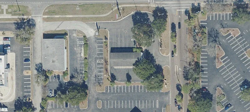 Bank Building with Drive-Through Access