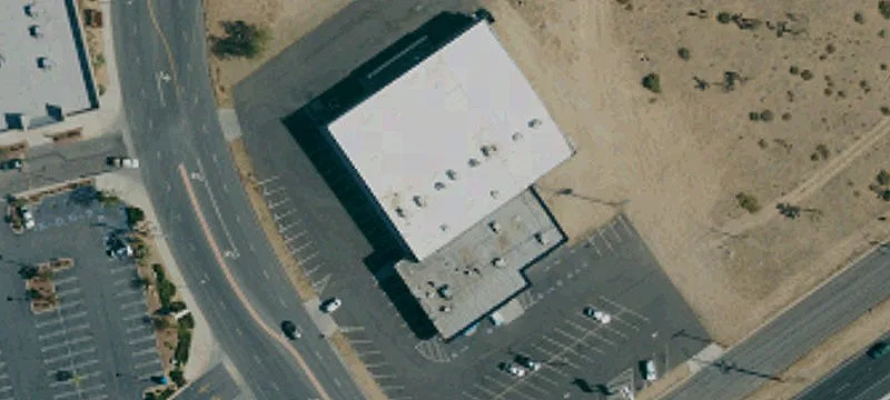 Retail Building at Corner Intersection