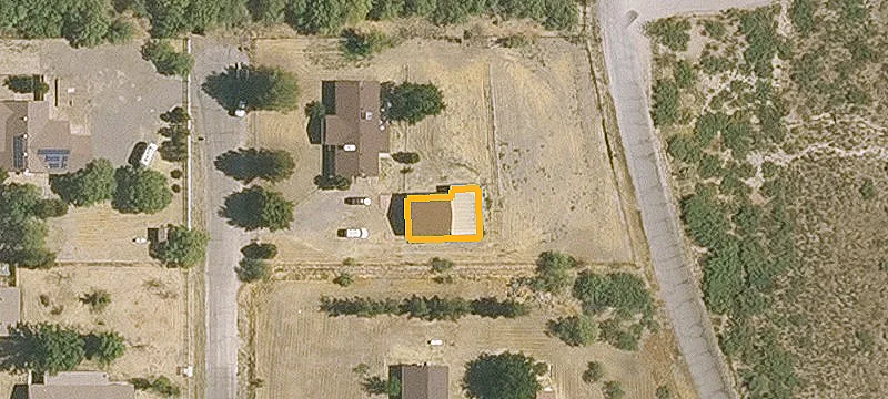 Tree-Covered Residential Home Site
