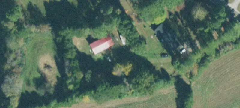 Rural Farmland with Seasonal Stream