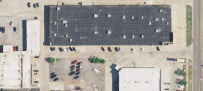 Shopping Center Building with Suites