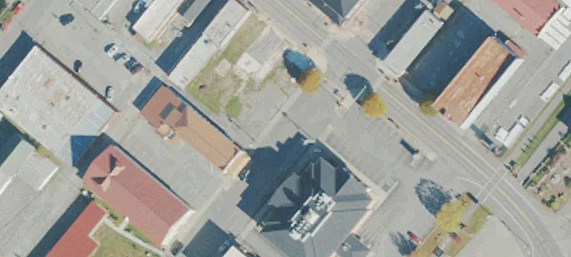 Mixed-Use Brick Building