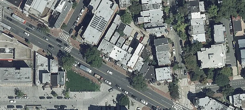 Vacant Duplex-Style Mixed-Use Building