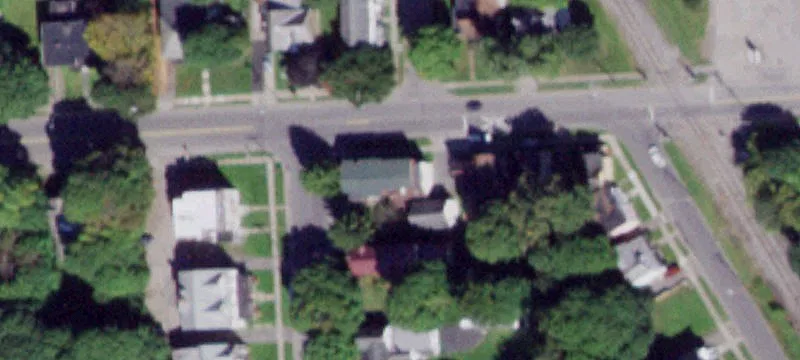 Brick Two-Family Corner Home