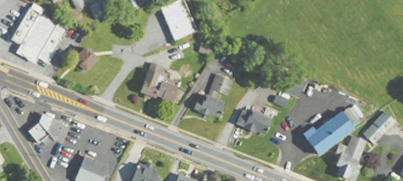 Brick Office Building with Parking