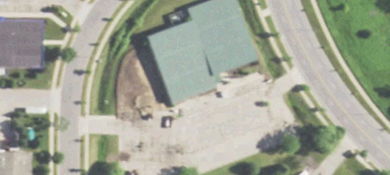 Suburban Office Building on Corner Lot