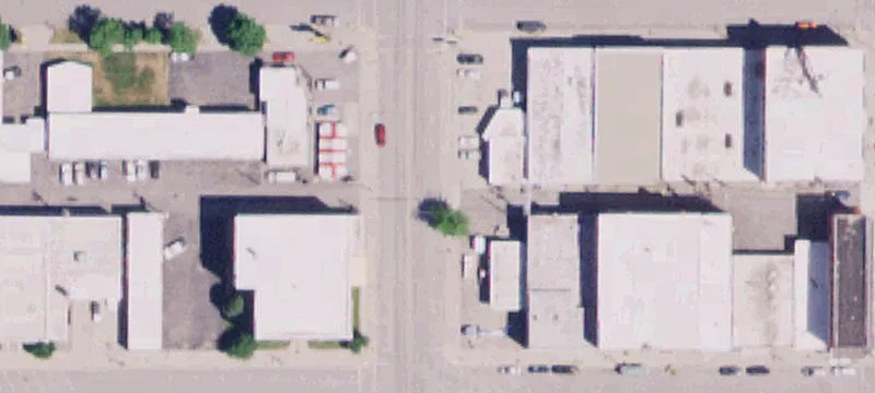 Commercial Building with Service Garage