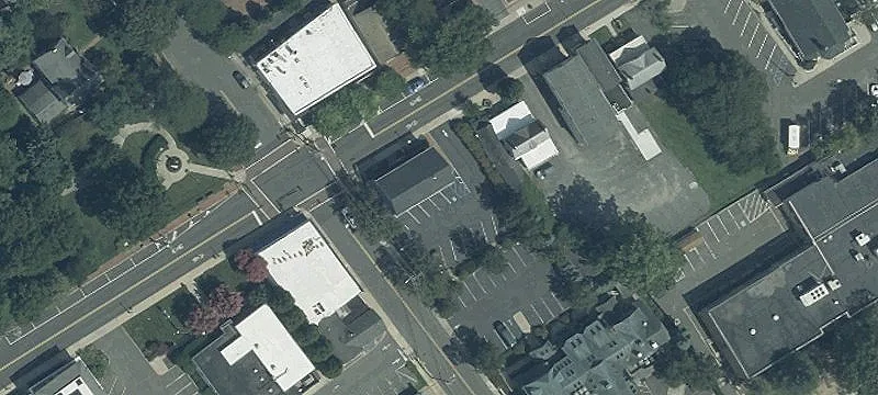 Two-Story Corner Office Building