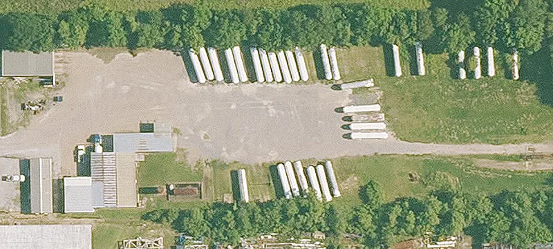 Industrial Park with Five Metal Buildings