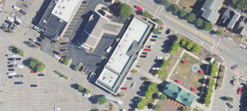 Retail Shopping Center with Parking