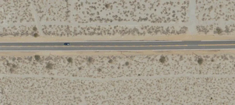 Flat Paved Development Land