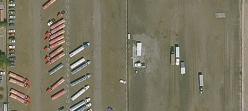 Fenced Outdoor Storage Yard