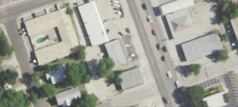 Corner BBQ Restaurant Building