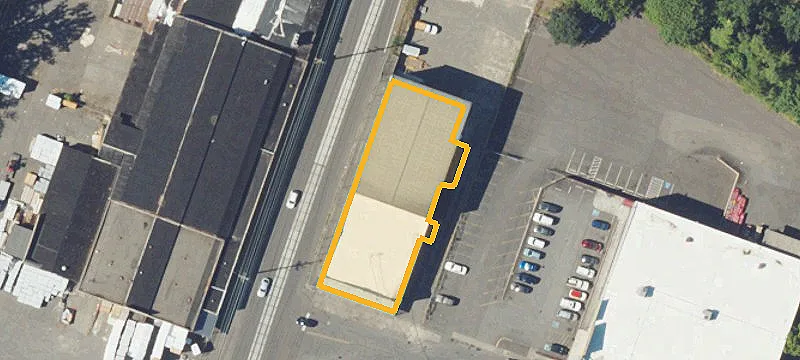 Concrete Warehouse with Fenced Yard