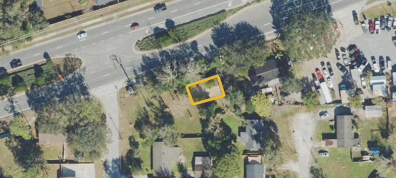Redevelopment Land with Block Building