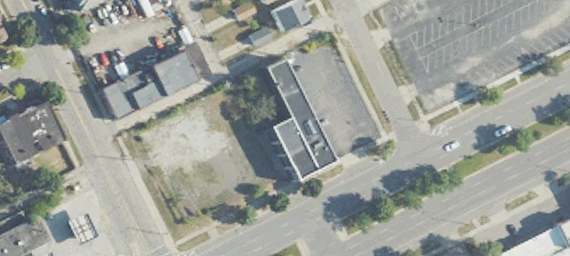Double-Storefront Mixed-Use Building