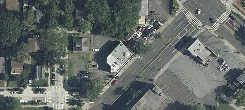 Church Building on Corner Lot