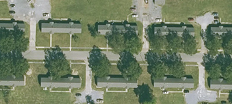 One-Story Apartment Building