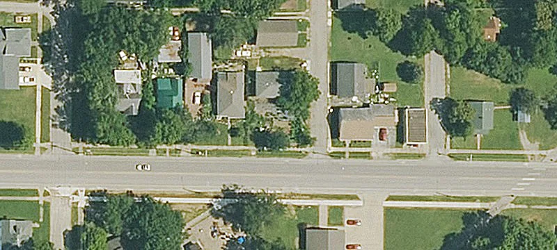 Corner Commercial Land with Home