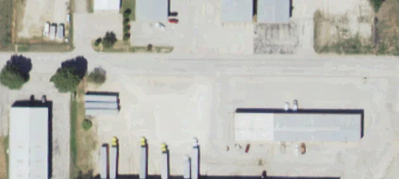 Warehouse with Roll-Up Door