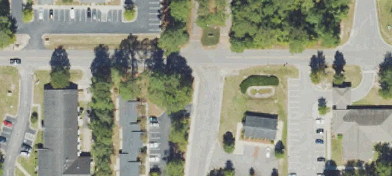Wooded Corner Commercial Lot