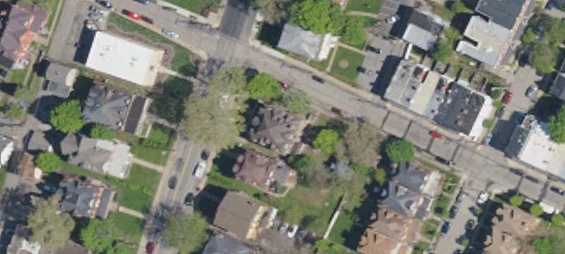 Brick Multifamily with Basement Unit